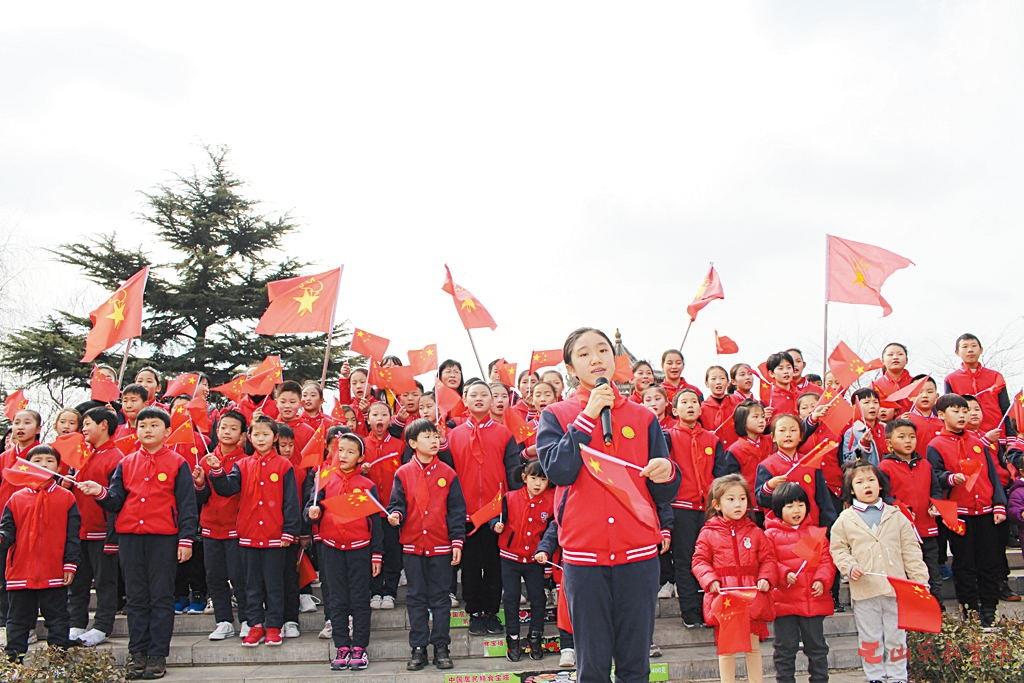 高密市恒涛双语实验学校红歌快闪颂党恩