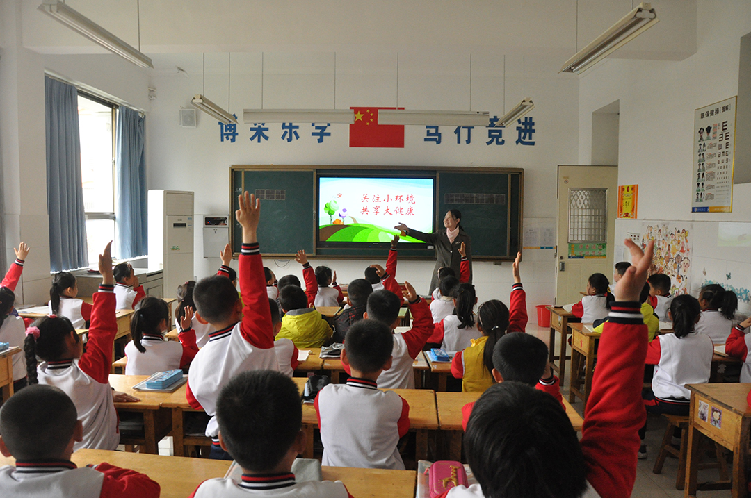 桓台县实验小学：爱国卫生月 我们在行动