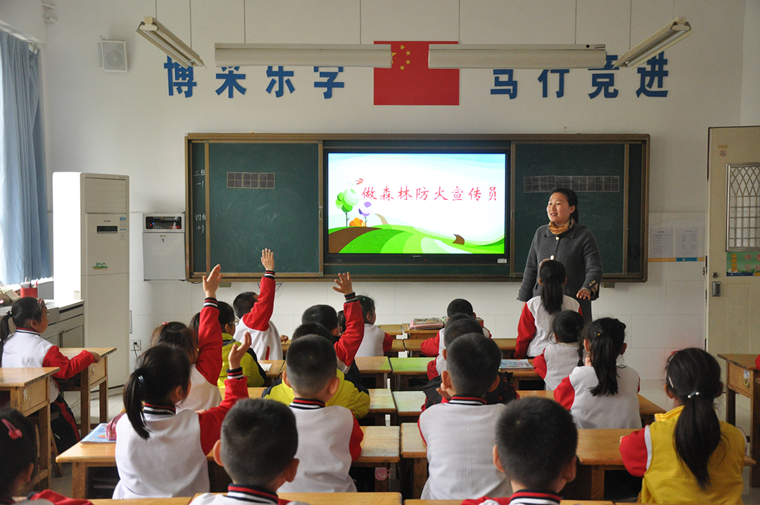 桓台县实验小学：争做森林防火宣传员